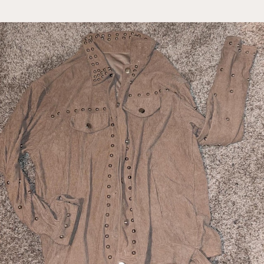 Studded Tan Jacket
